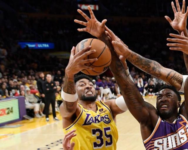 kaiyun-限制杜兰特！伍德变湖人赢球利器：双高内线更管用